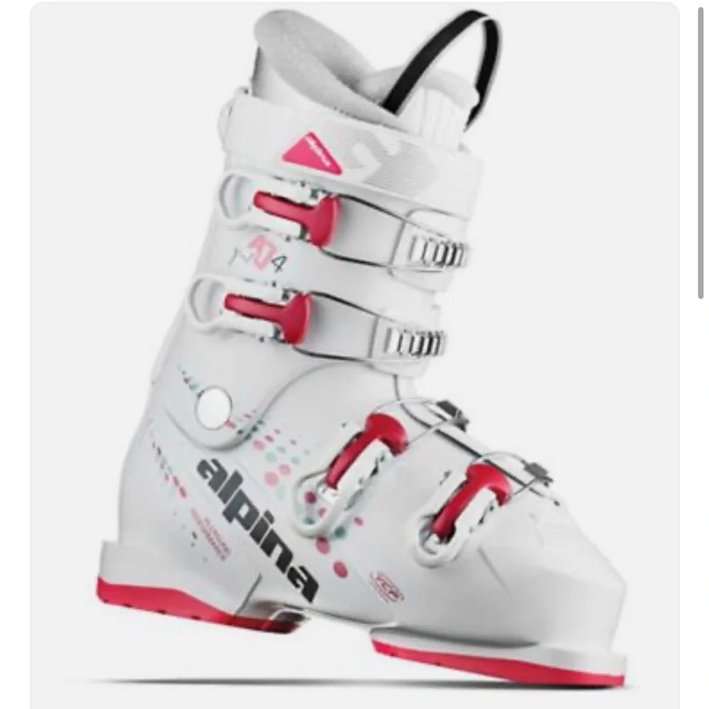 Alpina J4 junior white pink ski boot  - 235